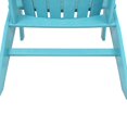 thumbnail image 5 of DecMode Indoor Outdoor Resin Adirondack Chair - Blue, 5 of 17
