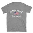 thumbnail image 1 of James Island South Carolina Patriot Men's Cotton T-Shirt, 1 of 1