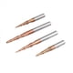 thumbnail image 3 of 4 Piezas Fresa de Extremo de Punta de Bola Cónica en Espiral de Carburo Broca de Enrutador de Vástago de 6 mm Brocas de Tallado CNC para Carpintería Fresa de Madera, 3 of 5