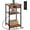 Rustic Brown, variant on Side Table with Charging Station and USB Ports, Small End Tables for Small Spaces, 3-Tier Nightstand with Adjustable Shelf, Bedside Tables, Living Room, Bedroom, Brown