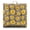 White-793, variant on Boho Floral Floor Pillow Large 22 Inch Square Cushion, Rustic Floral Print, Dutch Velvet for Lounge & Reading Nook