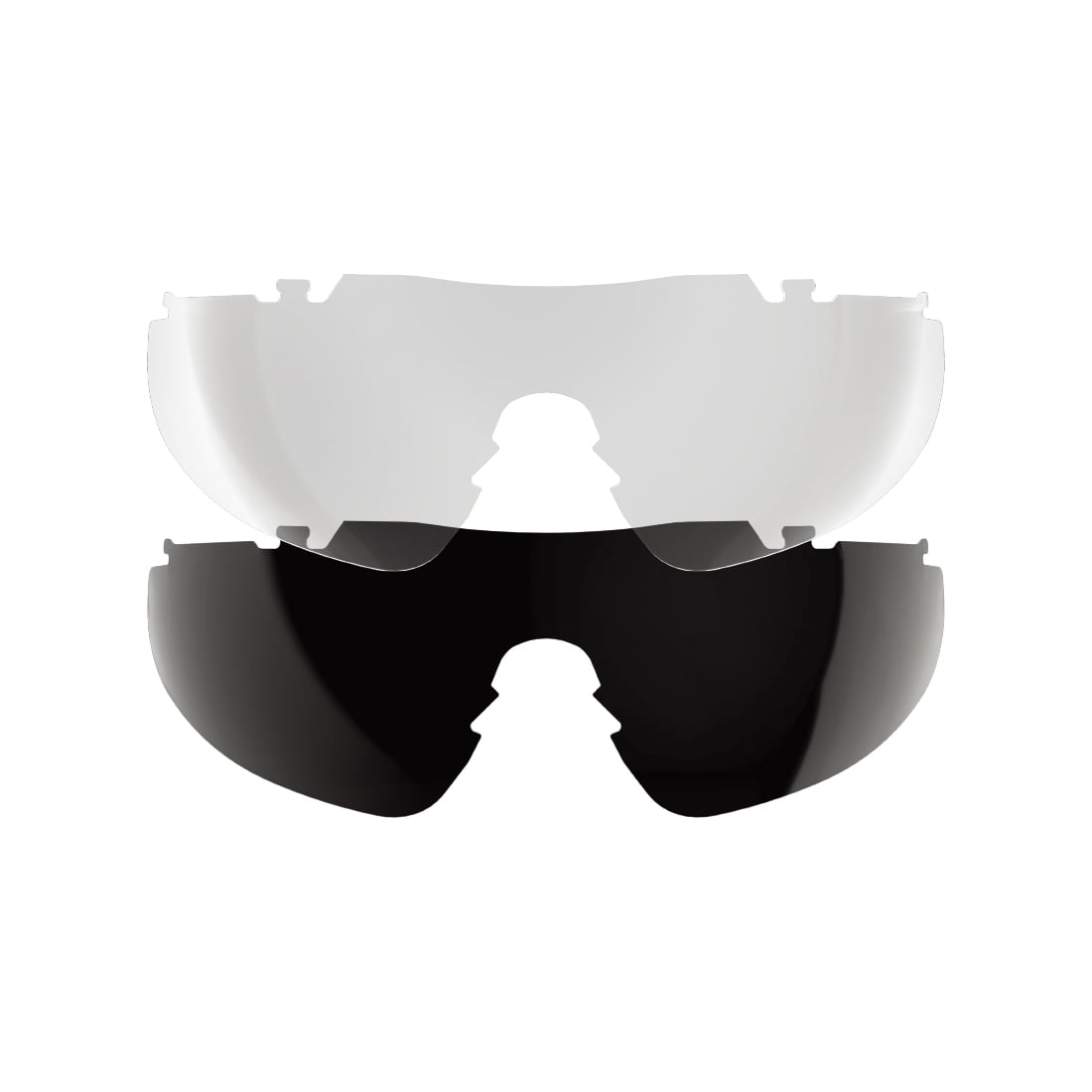 Swiss Tech Augen Shooting Glasses, Anti-Fog, Scratch-Resistant, Low-Profile, UV400, 2 Lenses, FDE Colorway