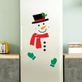 thumbnail image 6 of Bouanq Christmas Decorations Xmas Tree Decor Christmas Snowman Expression Magnetic Refrigerator Sticker Holiday Decoration DIY Garage Door Wall Sticker Christmas Tree Ornaments Gifts, 6 of 6