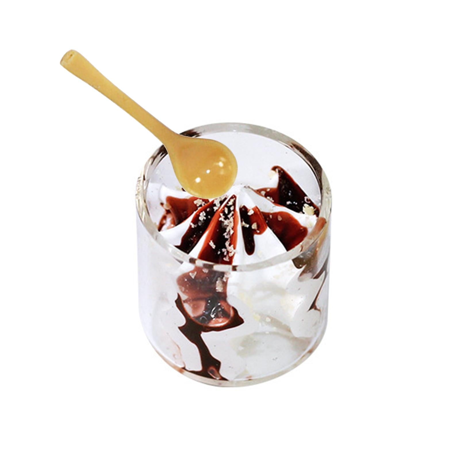 Xuanheng Ensemble de Tasses Simulation Cadeaux Gadget de Cuisine Collection Tasses à Dessert Polyvalentes pour