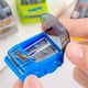 thumbnail image 5 of Sacapuntas Portátil de Metal y Plástico con Doble Orificio | Cuchillas de Acero Inoxidable para Útiles Escolares, Graduación y Pequeños Obsequios | Herramienta de Papelería Compacta y Fácil de Limpia, 5 of 6