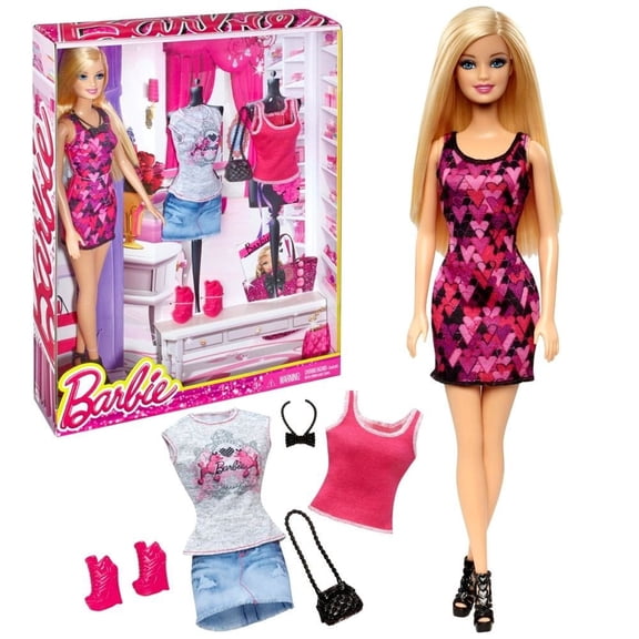 Barbie Doll and Fashion Giftset