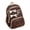 coffee color, variant on Fashionable Dots Pattern Backpack Roomy Book Bag Ergonomic Adjustable Strap Large Daypack Perfect For Daily And Travel
