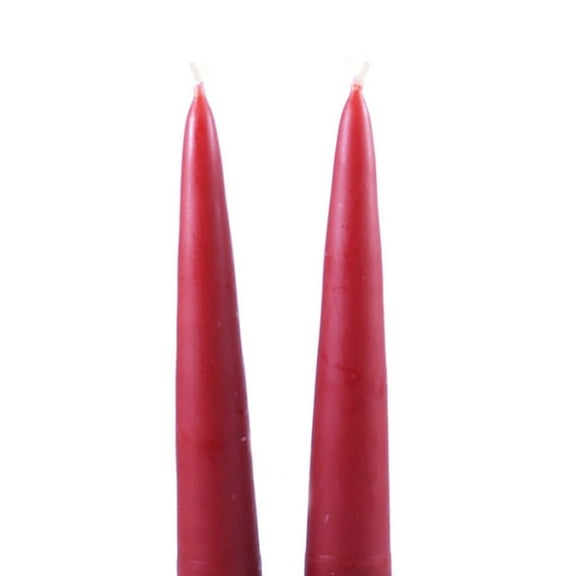 Traditional Danish Style Pointed Taper Candles - 9 Inch - Pairs