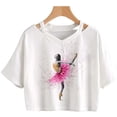 thumbnail image 7 of Ballet Dancer tshirt women summer t shirt girl graphic y2k funny clothes, 7 of 7