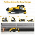 thumbnail image 5 of Costway 4-in-1 Baby Walker Foldable Activity Push Walker Adjustable Yellow, 5 of 8
