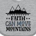 thumbnail image 4 of Inktastic Faith Can Move Mountains Girls Baby Bib, 4 of 4
