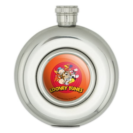 

Looney Tunes Group Round Stainless Steel 5oz Hip Drink Flask
