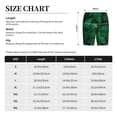 thumbnail image 6 of Gaeub Green Leave Fern Printed Men's Short Pajama Pants, Lightweight Lounge & Sleep Bottoms Keep You Cool - 3X-Large, 6 of 9