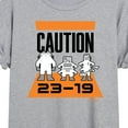 thumbnail image 3 of Monsters Inc. - Caution 2319  - Women's Oversized T-Shirt, 3 of 5
