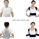 thumbnail image 4 of Soporte Para La Espalda Hombres Mujeres Corrector De Postura Ajustable Lumbar Soporte Para La Espalda Brace Transpirable Eigraketly  OD009727-02, 4 of 5