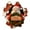 B, variant on Funny Santa Claus Break Through Wall 3D Sticker for Christmas Holiday Home Decor Removable PVC Art C