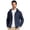 Dark Blue, variant on Men's Fleece Lined Jacket Thick Hooded Jacket Winter Warm Coats Black L