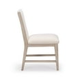 thumbnail image 3 of Plank+Beam Solid Wood Dining Chair, Set of 4 Kitchen Chairs with Cushion, White, 3 of 11