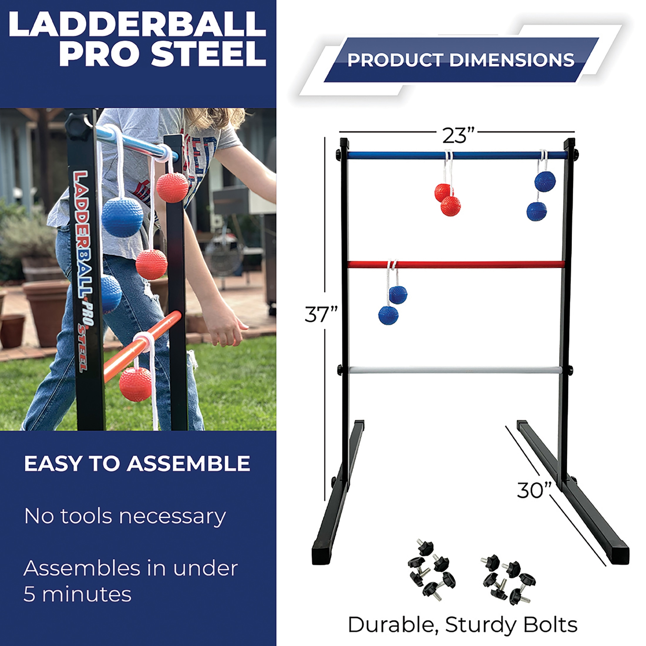 Front Porch Classics Ladderball Pro Steel Set photo 3