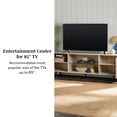 thumbnail image 3 of Walker Edison Thea Mid-Century Two-Door TV Stand for TVs up to 80", Birch, 3 of 25