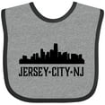thumbnail image 3 of Inktastic Jersey City New Jersey City Skyline Boys or Girls Baby Bib, 3 of 4