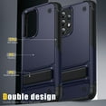 thumbnail image 6 of Dteck Case for Samsung Galaxy A53 5G,Military Grade Shockproof Rubber Armor Case Hybrid Hard PC Buit-in Kickstand Back Cover,Navyblue, 6 of 7