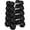 175 lb Set (Pair of 12.5, 15, 17.5, 20, 22.5 lb), variant on ROALW HEX Dumbbell 85 lb Set, Rubber Encased Home Gym Dumbbells, Exercise & Fitness Weights Dumbbells for Women & Men, Hand Weight for Strength Training