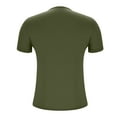 thumbnail image 4 of Fanxing Womens Short Sleeve Tshirts Tops with Built in Bra Plus Size Padded Camisole Shelf Bra Workout Yoga Shirt Casual Basic Undershirt Army Green,XXXXL, 4 of 8