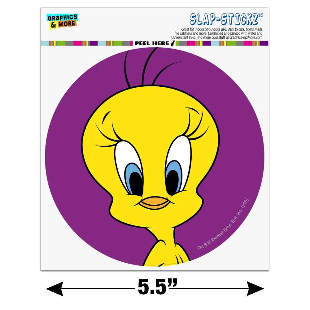★CARLYN★ Tweety Tini H73305030_4colors Looney Tunes Tweety Bird Automotive Car Window Locker Circle