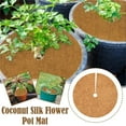 thumbnail image 6 of 1pcs Coconut Fiber Mulch Ring Tree Plant Protector Mat,17.7Inch Natural Coco Coir Tree Protection Ring Plant Pot Soil Cover, Tree Rings Disc Plant Cover for Indoor Outdoor Plants,Landscaping, 6 of 6