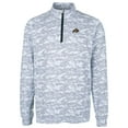 thumbnail image 2 of Men's Cutter & Buck Charcoal Colorado Buffaloes Big & Tall Traverse Camo Print Stretch Quarter-Zip Pullover Top, 2 of 3