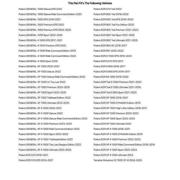 Tusk UTV Tool Kit w/Belt Removal Tools for Polaris RZR XP 4 1000 Ride Command Edition 2018-2019