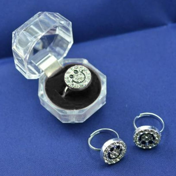 10pcs Acrylique Cristal Boucles d'Oreilles Affichage Boîtes Boîte à Bijoux Transparente