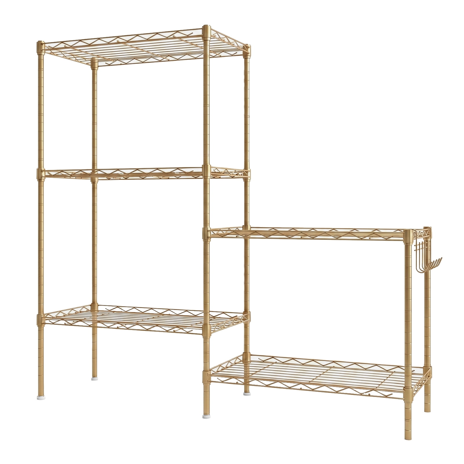ZORO SELECT MWS221333 Wire Shelving Unit, 13