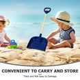 thumbnail image 3 of FONDOTIN Compact Durable Plastic Shovel for Sand and Snow with Handle Dark Blue, 3 of 8