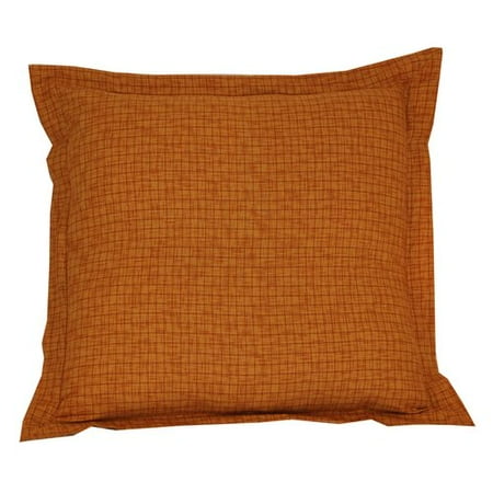 Patch Magic ESW094A Golden Rod Plaid, Fabric Euro Shams 26 x 26 inch