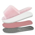 thumbnail image 4 of DL Open Toe House Slippers For Women Indoor Memory Foam Ladies Bedroom Slipper, 4 of 7