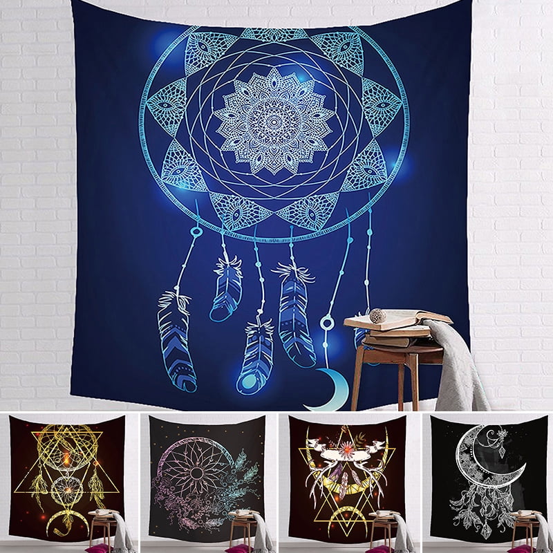Mandala Dreamcatcher Wall Hanging Tapestry Blanket Table Cover Art Decor Dote 