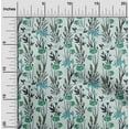 thumbnail image 2 of oneOone Cotton Cambric Sea Green Fabric Floral Retro Quilting Supplies Print Sewing Fabric By The Yard 42 Inch Wide, 2 of 5