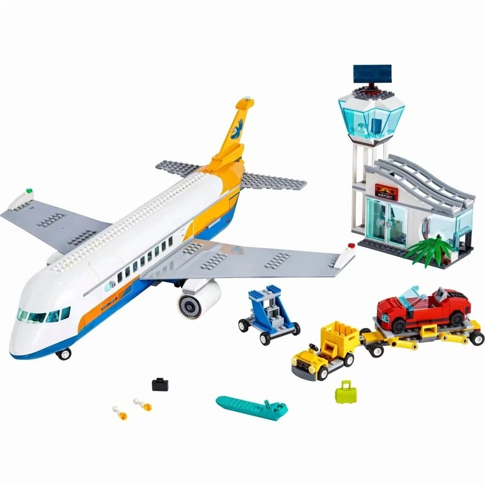 City Airport Aircraft Plane Model Building Bricks