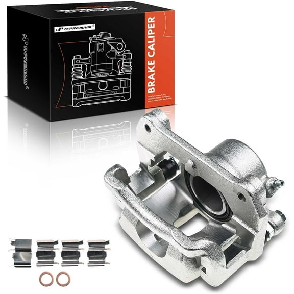 A-Premium Disc Brake Caliper Assembly with Bracket Compatible with Mazda Miata 2001-2005 L4 1.8L Front Left Driver Side