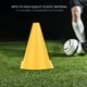 thumbnail image 4 of Cono de Entrenamiento de fútbol de 18cm, barreras de fútbol, accesorio de soporte de marcador de plástico (amarillo), 6 uds. YUNYI BRAND Deportes, 4 of 8