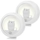 thumbnail image 1 of (Paquete de 2) Luz nocturna LED recargable para niños - Luz nocturna para habitación de bebé, lámpara portátil, luces nocturnas para habitación de niñas, linda luz para mascotas con sensor infrarrojo, 1 of 5