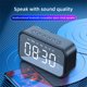 thumbnail image 4 of Reloj de alarma digital Bluetooth-Compatible con HD Mirror Pantalla Muestra Multifunción 3 Configuración de alarma Esterafonía para Dormitorios Escritorio Negro Inevent HA028204-01B, 4 of 7
