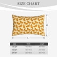 thumbnail image 4 of Lsque Hot Dog 3 Pattern Pillow Case – Soft & Cozy Throw Pillow Cover, Hypoallergenic Cushion Case for Sleeping Women with Envelope Closure-14"x20", 4 of 6