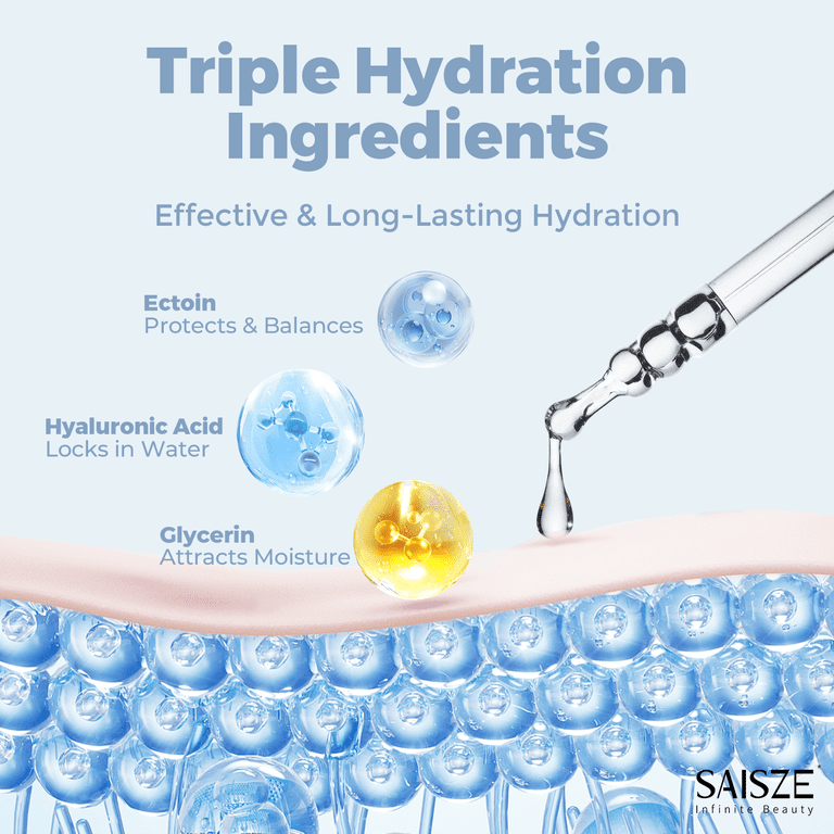SAISZE Hyaluronic Acid Serum For Face, Hydrating & Anti-Aging photo 2