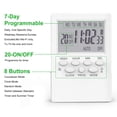 thumbnail image 3 of FrostHike Outlet Timer. Digital Countdown Plug-in Timer Outlet. 7 Day Weekly Programmable 110V AC Power Outlet Timer. Energy-Saving Indoor Timer Plug, 3 of 5