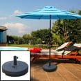 thumbnail image 5 of Kool 80 LBS Free Standing Patio Round Water Filled Umbrella Base 20" Round Umbrella Stand in Black, 5 of 5