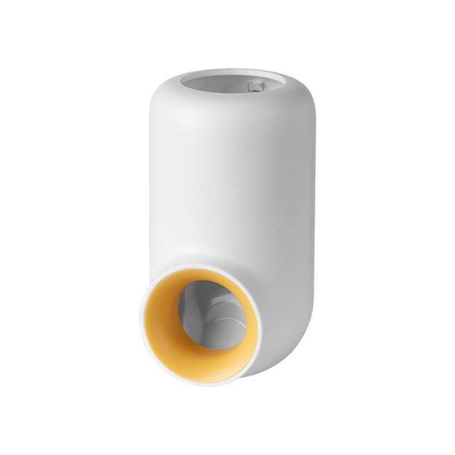Dispensador Inteprter Soporte Recargable Blanco Amarillo