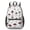 Mushroom and Sprig, variant on Mushroom and Sprig Black Pattern 17" School Backpacks for Teens,Waterproof Oxford Fabric,S-Shape Padded Straps for School,Travel,Hiking,Camping